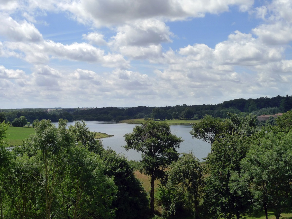 Nearby lake at Sigournais